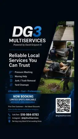 G3 MultiServices – Moving Help, Junk Removal & Yard Cleanups Available