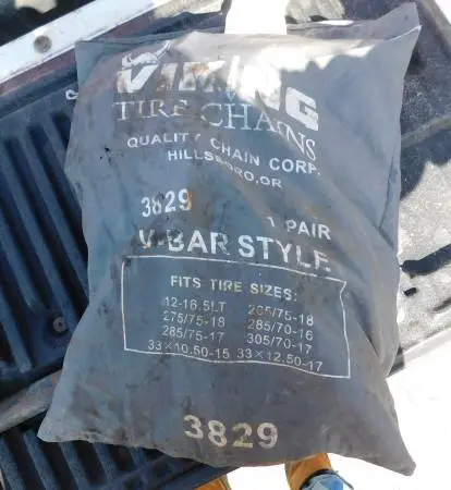Truck Tire Chains - New in the Bag
