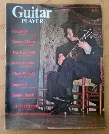 VTG GUITAR PLAYER Magazine..May 1973 Serranito Flamenco Master, Allman