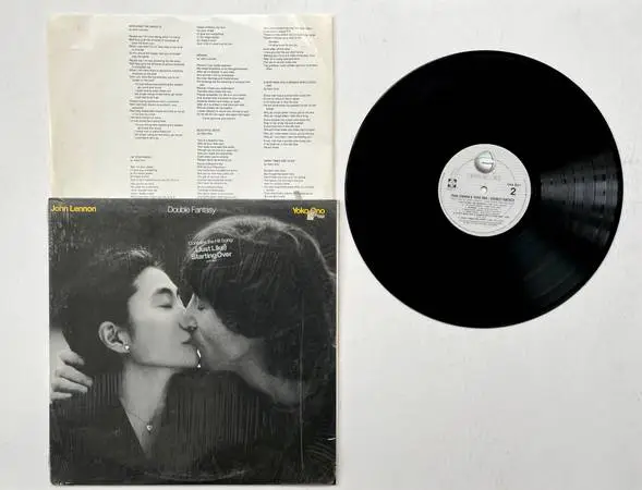 John Lennon and Yoko Ono Double Fantasy LP