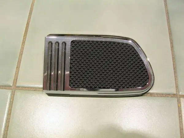 Genuine Harley Davidson Large Chrome Rear Brake Pedal Pad
