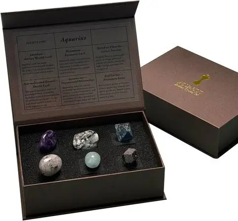 ZODIAC ENERGY CRYSTAL SET. NEW in BOX! Great Gift!