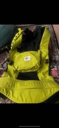 Lime Green Ergo Baby Carrier
