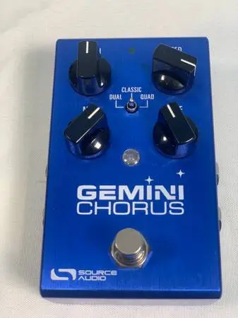 Source Audio Gemini Stereo  Chorus Pedal  ( Reduced )