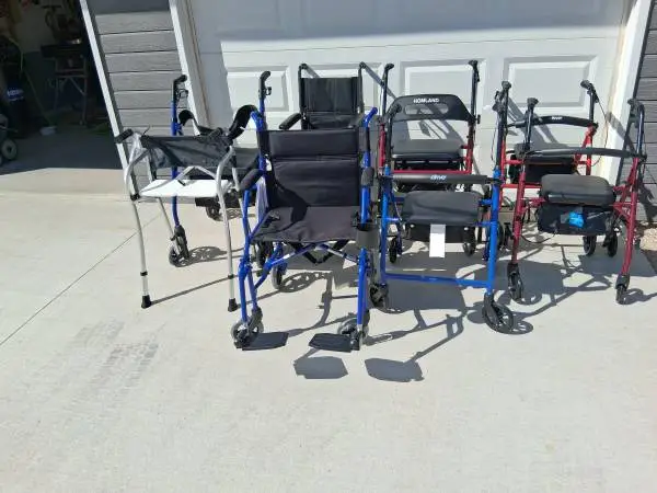 I have All Brand new Walkers, Wheelchairs and Transporters! All Assemb