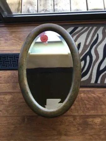 Vintage ole beveled mirror
