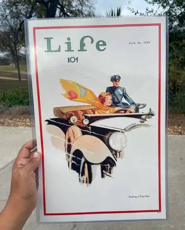 Life Magazine Cover “Pulling a Fast One” by R. John Holmgren 1929