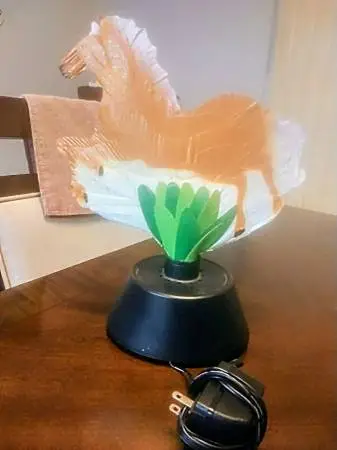 Horse Fiber Optic Decor