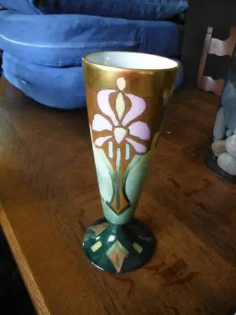 Limoges T&V Art Deco Vase