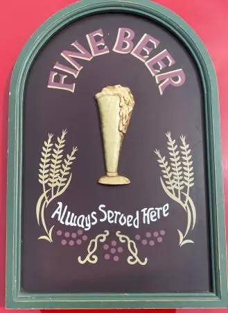 Fine Beer Always Served Here Sign Man Cave Mini Bar Decor