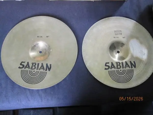 Sabian 14 Rock Hats-Hi Hat