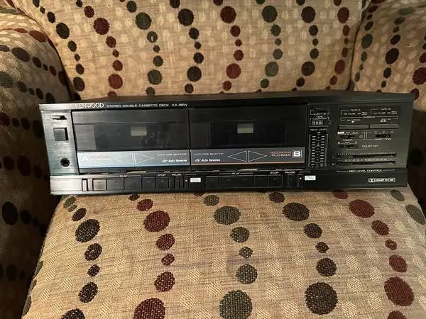 Kenwood KX-96W Dual Cassette Deck w Record & Play