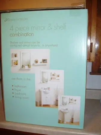 Mirror and Shelf Combo