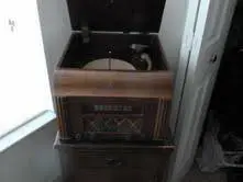 1940s Dewald Radio Phonograph and the radio ONLY $400.