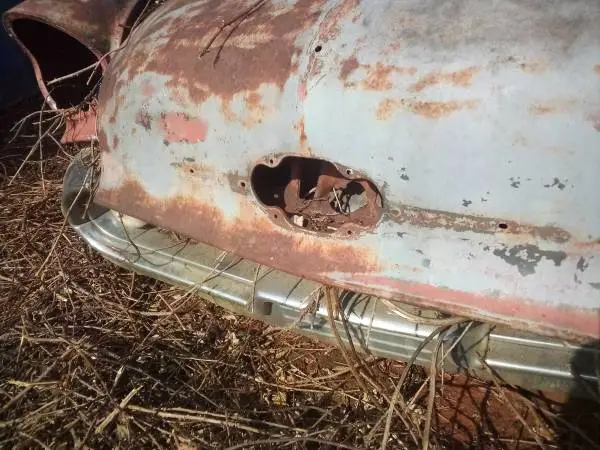1957 olds misc. parts grill,chrome etc.