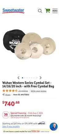 Wuhan cymbals