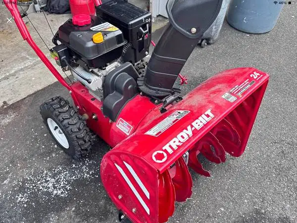 Have two snow blowers Delivery Available