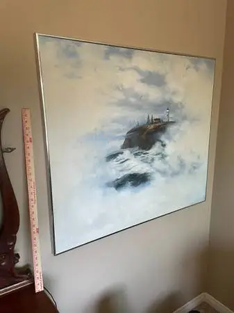 Original painting by E. Lane Rustan, large