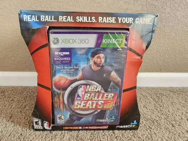 NIB NBA Baller Beats for XBOX 360 Kinect Sealed