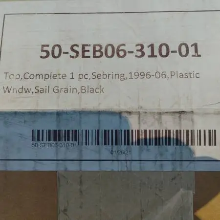 Chrysler Sebring convertible top 1999 -2006, black, New in Box, $125