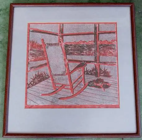 FINE VINTAGE LIMITED EDITION SERIGRAPH VACATION BY M. MILLER