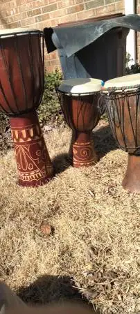 Various Djembe drums