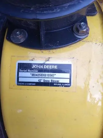 John deere snow blower snowblower sno snoe
