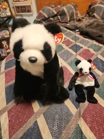 New ty Panda Bears