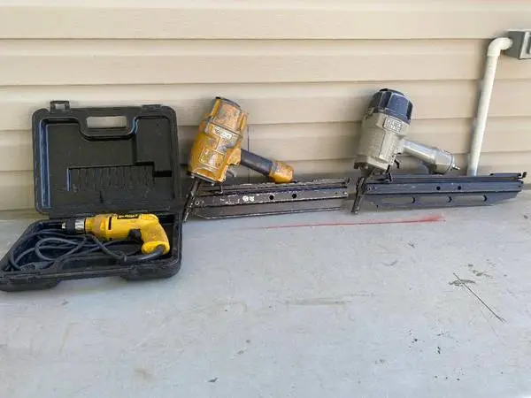 drill and framing guns
