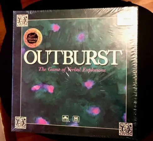 New Outburst Deluxe Viewer Game of Verbal Explosion 1988(still sealed)