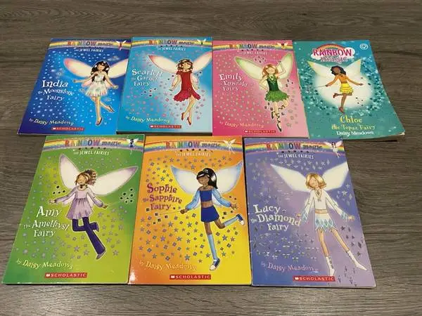 RAINBOW MAGIC ~ THE  JEWEL FAIRIES BOOKS 1-7 BY DAISY MEADOWS