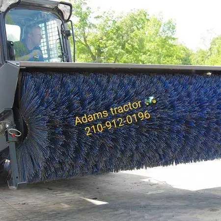 SWEEPER HYDRAULIC ANGLE BROOM POLY STEEL COMBO BRUSH