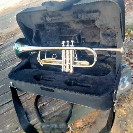 Conn Constellation silver trumpet/cornet