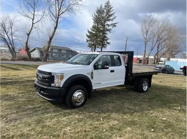 2019 FORD F450 EX CAB FLATBED POWERSTROKE 4X4