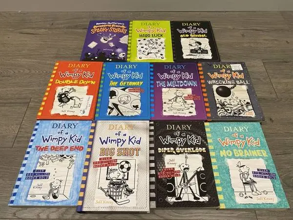 DIARY OF A WIMPY KID By JEFF KINNEY 11 BOOKS Hardcover & Paperback