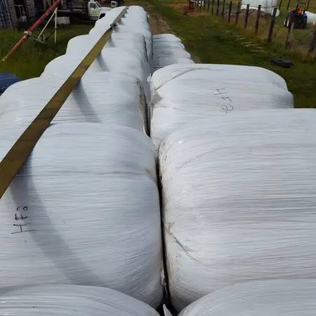 Brome Hay bales