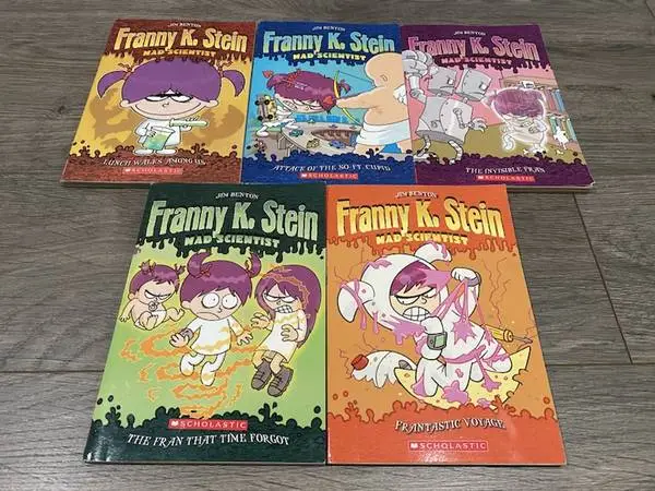 FRANNY K. STEIN Mad Scientist by Jim Benton 5 Paperback Books