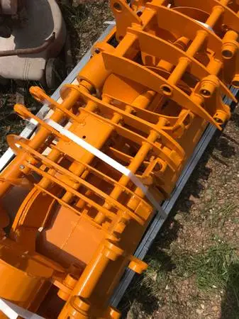 Mini excavator attachment set