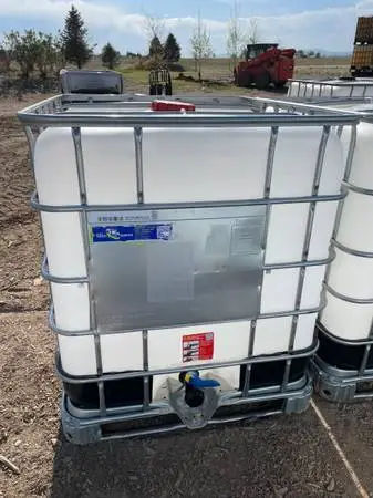 275 Gal IBC Totes – Steam Cleaned, Food Grade Available – $60 and Up