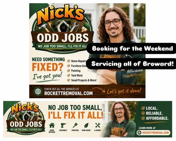Need Help?! Call Nick’s Odd Jobs