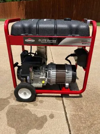 Briggs and Stratton Elite 8500 W generator