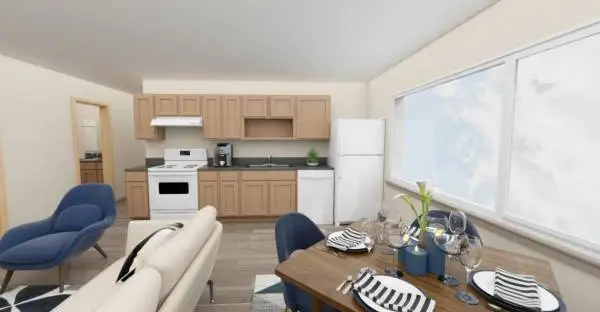 Courtyard, Electronic Thermostat, Ceiling Fan, Laundry Facilities