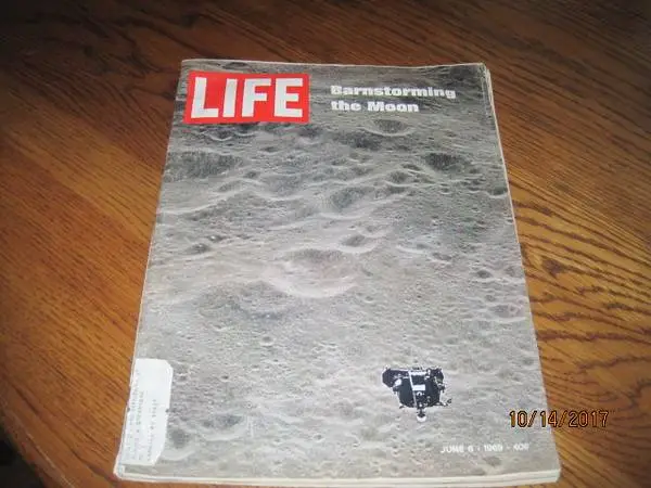 1969 Look, Life, TV Guide Magazines Moon landing theme