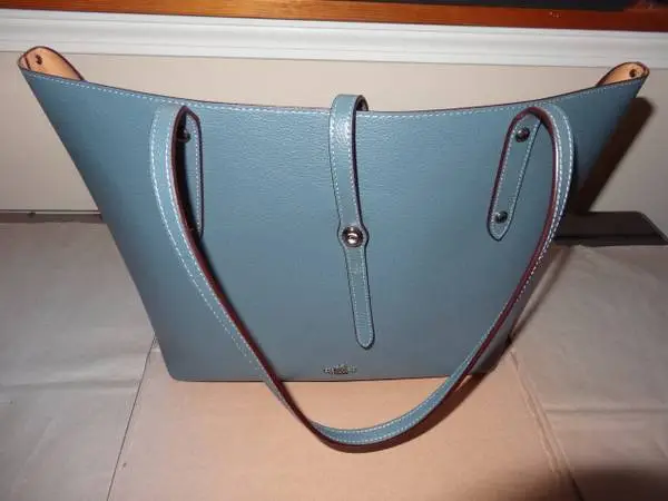 Coach Leather Market Tote Shoulder Bag