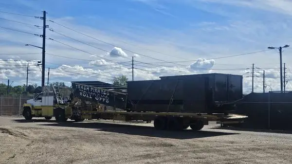 SEVEN Roll Off DUMPSTERS Sold as a Lot