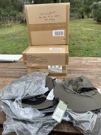 Brand New Hats in Boxes