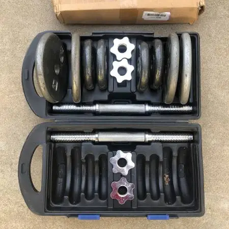 Adjustable Steel Dumbbell Set