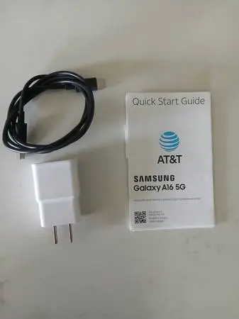 Galaxy A15 Smartphone, otter box case and screen saver