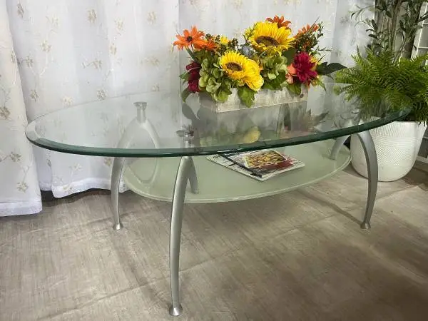 Glass Coffee Table-PRICE REDUCED!