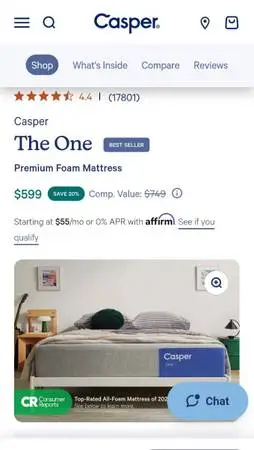 Twin size Casper mattress - can DELIVER almost anywhere for $20 extra
